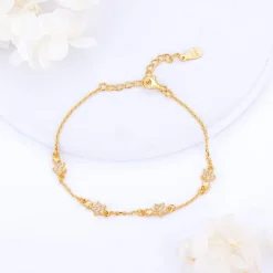 Golden Star Constellation Necklace & Bracelet Set