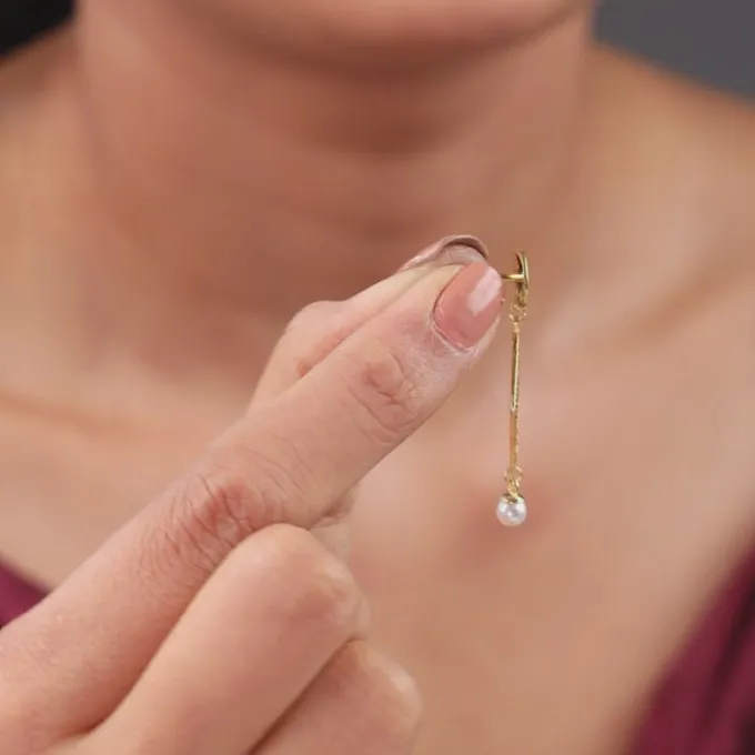Golden Stay With Me Earrings