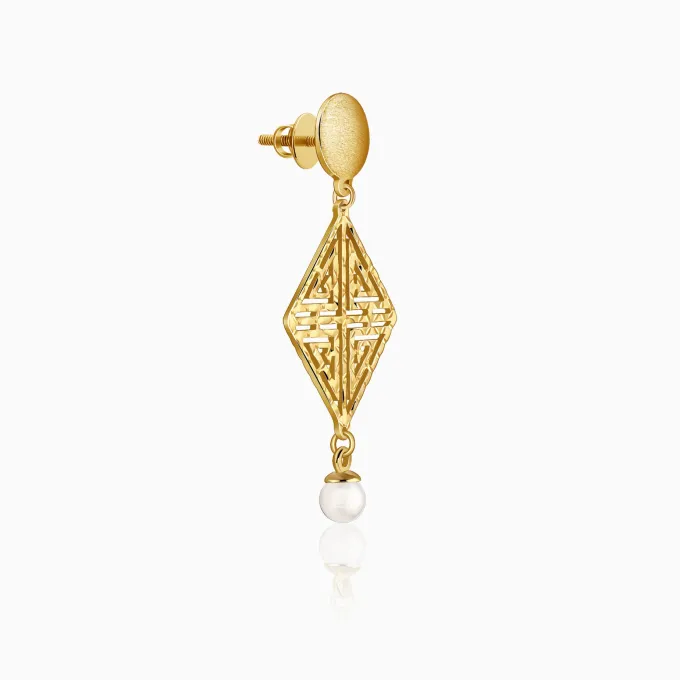 Golden Stay With Me Earrings