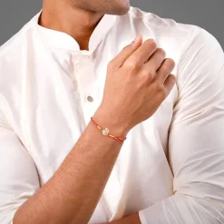 Golden Sukhkarta Grace Rakhi