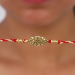 Golden Sunstar Rakhi