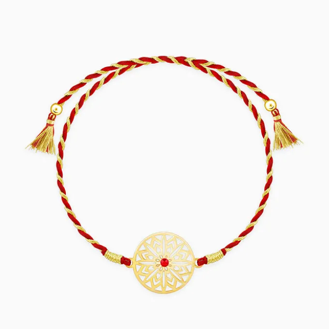 Golden Sunstar Rakhi