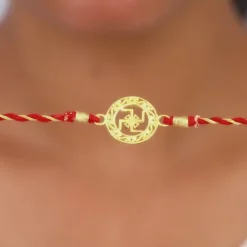 Golden Svastik Rakhi