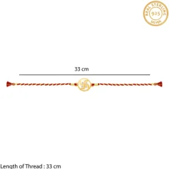 Golden Swastik Rakhi