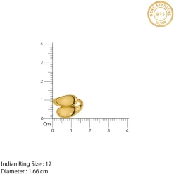 Golden SwirlPlay Ring (Size 12)
