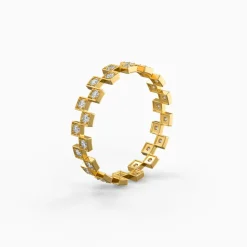 Golden Tic Tac Ring (Size 12)