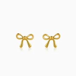 Golden Tied with Love Earrings
