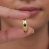 Golden Tri-Facet Ring For Her