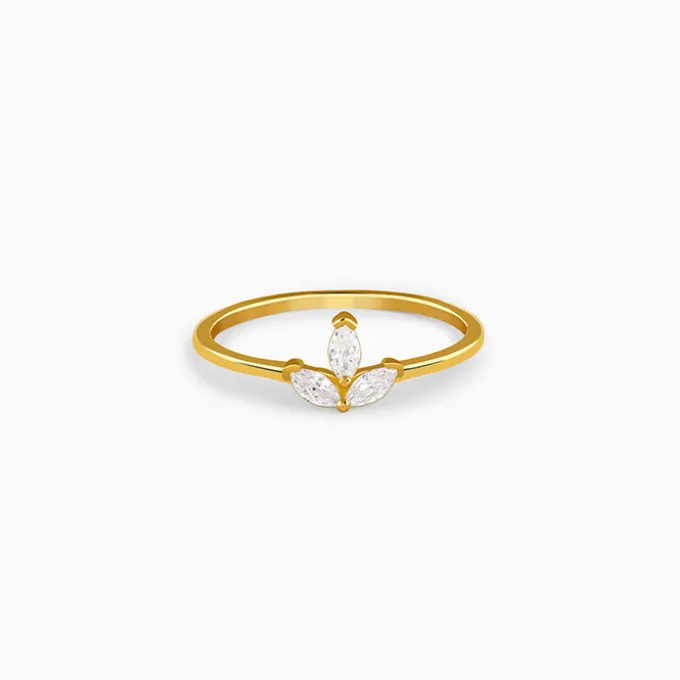Golden Trinity Gleam Ring