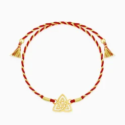 Golden Trinity Rakhi