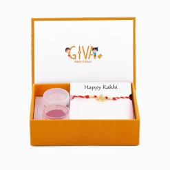 Golden Trinity Rakhi