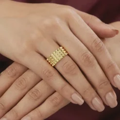 Golden Understated Icon Ring