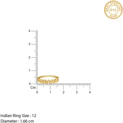 Golden Urban Loop Ring