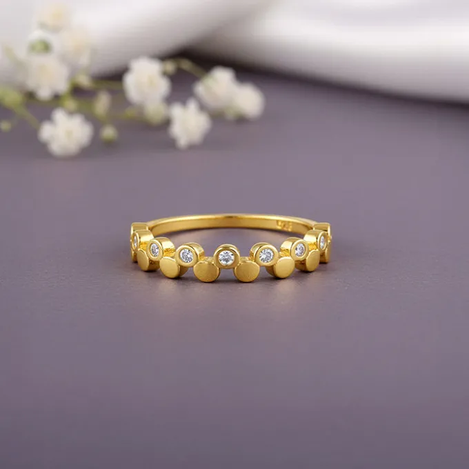 Golden Urban Loop Ring