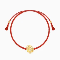 Golden Veera Ganapati Rakhi