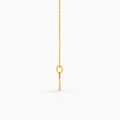 Golden Velvet Romance Pendant with Link Chain