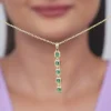 Golden Verdant Elegance Necklace