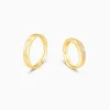 Golden Vintage Couple Bands