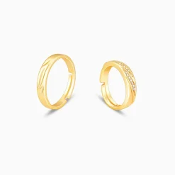 Golden Vintage Couple Bands