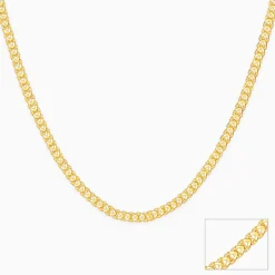 Golden Whispering Weave Chain For Him