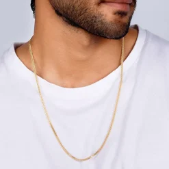 Golden Whispering Weave Chain For Him