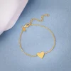 Golden Your Heartbeat Bracelet