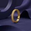 Golden Zircon Sprig Ring (Size 12)