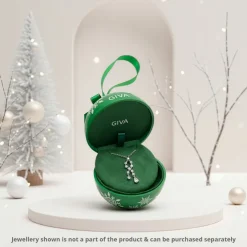 Green Bauble Gift Box for Pendant/Earrings (box only)