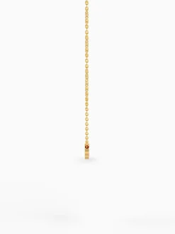 Heart Snap Detail Gold Plated Necklace