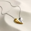 Heartbreaker Dual Tone Necklace