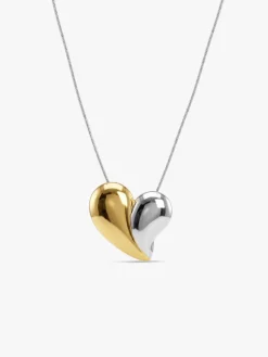 Heartbreaker Dual Tone Necklace