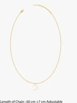 Heartline Gold Plated Necklace
