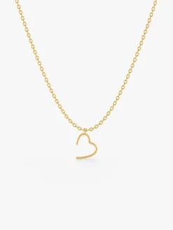 Heartline Gold Plated Necklace