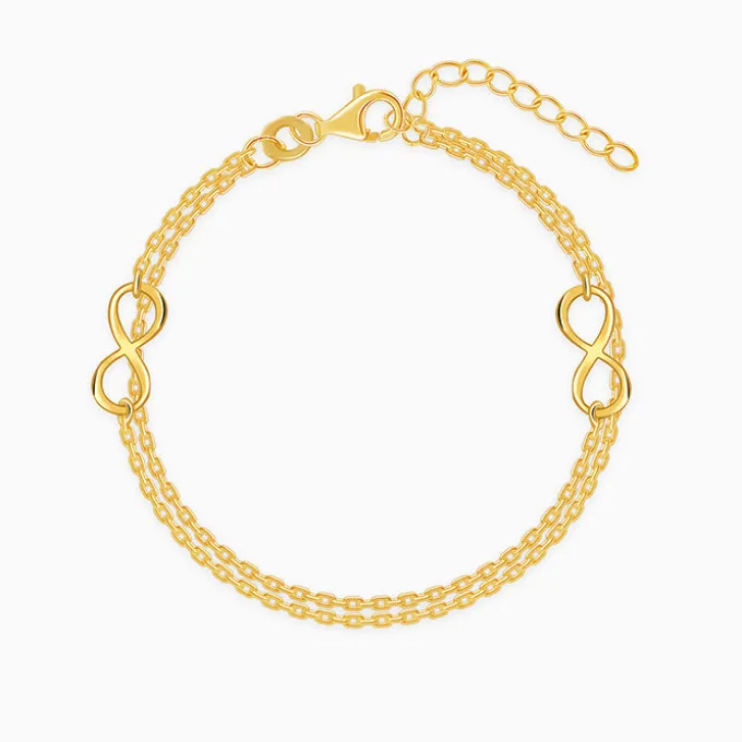 Kriti Sanon Golden Boundless Link Bracelet