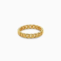 Kriti Sanon Golden Cuban Ring (Size 12)