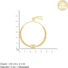 Kriti Sanon Golden Forever Link Heart Bracelet