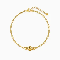 Kriti Sanon Golden Glowing Beads Bracelet