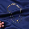 Kriti Sanon Golden Layered Love Necklace