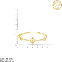Kriti Sanon Golden Square Prism Signature Bracelet
