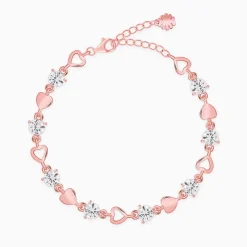 Kriti Sanon Rose Gold Heartlock Bracelet