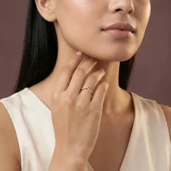 Kriti Sanon Rose Gold Vanki Shine Ring (Size 12)