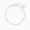 Kriti Sanon Silver Connected by Circles Bracelet
