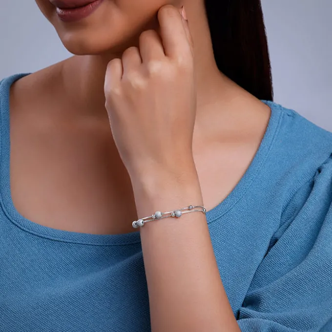 Kriti Sanon Silver Fabulous You Bracelet