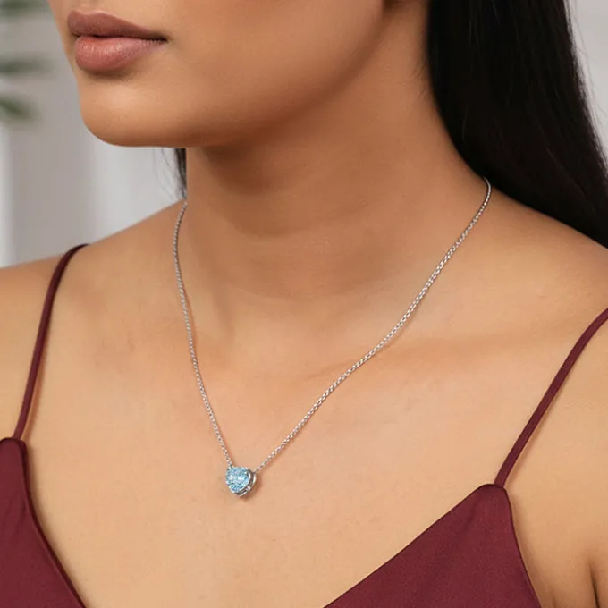 Kriti Sanon Silver Kiss Me Necklace