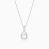 Kriti Sanon Silver Loop Pearl Pendant With Link Chain
