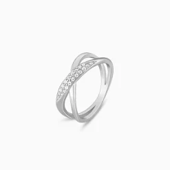 Kriti Sanon Silver Merging Orbits Ring