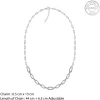 Kriti Sanon Silver Textured Paperclip Necklace