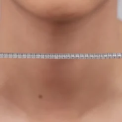 Kriti Sanon Silver Zircon Tennis Bracelet