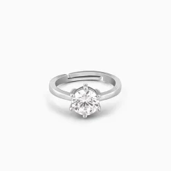 Kriti Sanon Silver Zircon Vintage Ring