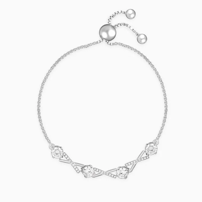 Kriti Sanon Silver Zircon Excess Bracelet